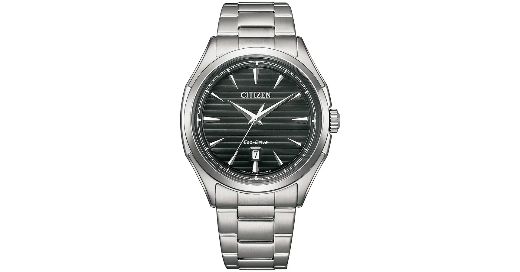 Citizen Orologio Uomo AW1750-85E – Eco-Drive, Acciaio, Quadrante Nero, Datario, 41 Mm, 10 ATM - 2