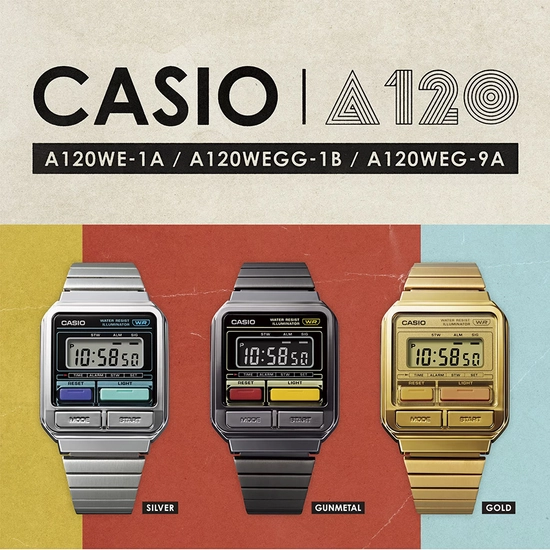 A120WEGG-1B Casio Vintage  férfi karóra