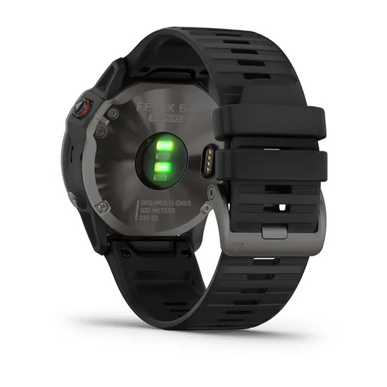 010-02157-11 Garmin Fenix 6x Pro Sapphire Carbon  férfi karóra