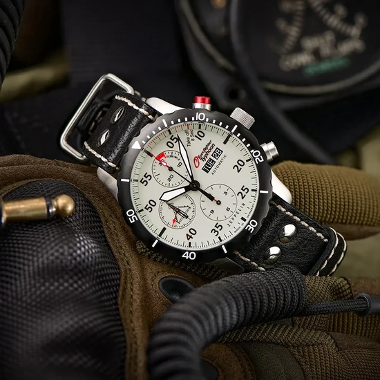 7218-5 Zeppelin Eurofighter Automatic Chronograph  férfi karóra