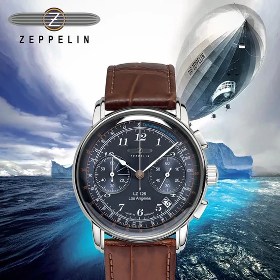 7614-3 Zeppelin Lz 126 Los Angeles Quartz Chronograph  férfi karóra