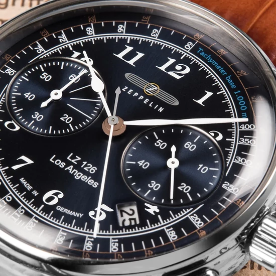 7614-3 Zeppelin Lz 126 Los Angeles Quartz Chronograph  férfi karóra