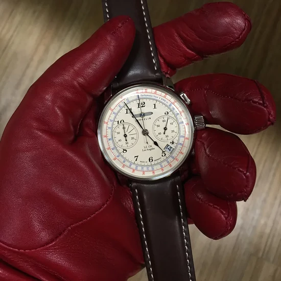 7614-5 Zeppelin Lz 126 Los Angeles Quartz Chronograph  férfi karóra