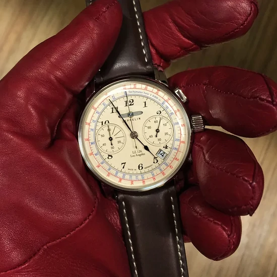 7614-5 Zeppelin Lz 126 Los Angeles Quartz Chronograph  férfi karóra