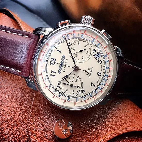 7614-5 Zeppelin Lz 126 Los Angeles Quartz Chronograph  férfi karóra