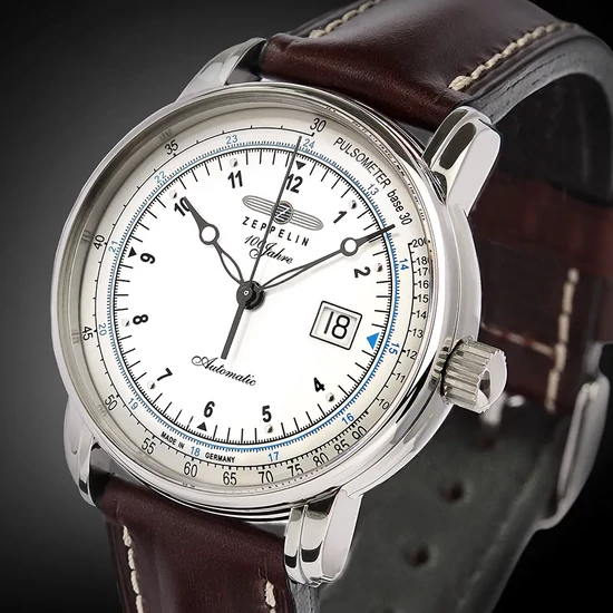 7664-1 Zeppelin Lz 127 Graf Zeppelin Automatic Open Heart  férfi karóra