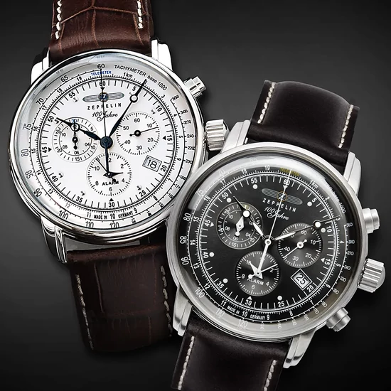 7680-1 Zeppelin 100 Years Alarm Chronograph  férfi karóra