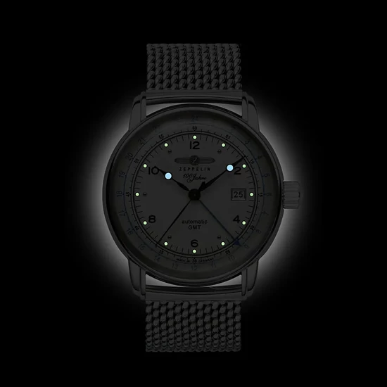 8666M-1 Zeppelin 100 Years Automatic Gmt  férfi karóra