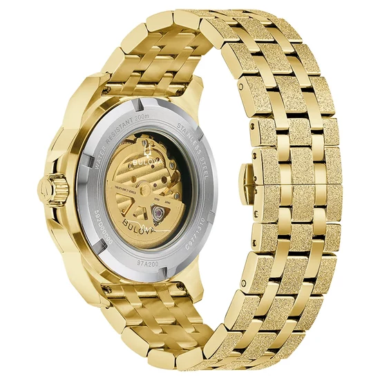 97A200 Bulova Marine Star Automatic Open Heart  férfi karóra