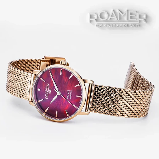 989847466005 Roamer Valais Ladies Diamond Set  női karóra