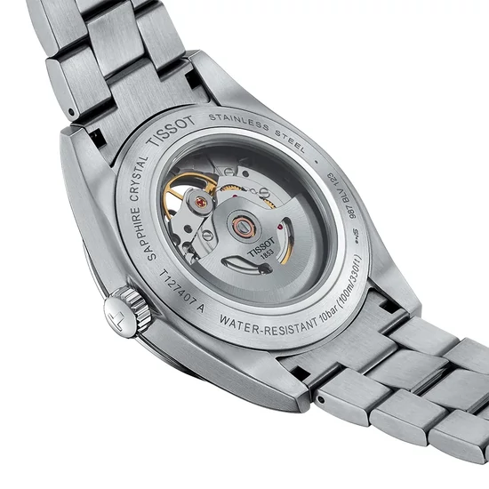 T1274071103101 Tissot Gentleman Open Heart 40mm  férfi karóra