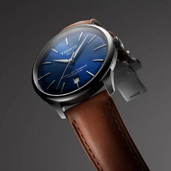 T1394071604100 Tissot Chemin Des Tourelles 42mm  férfi karóra