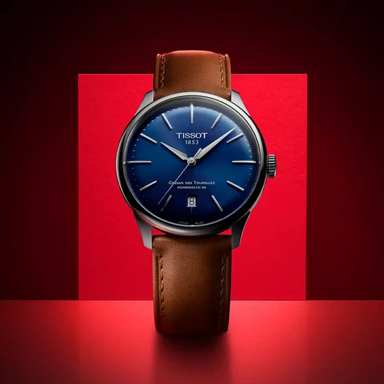 T1394071604100 Tissot Chemin Des Tourelles 42mm  férfi karóra