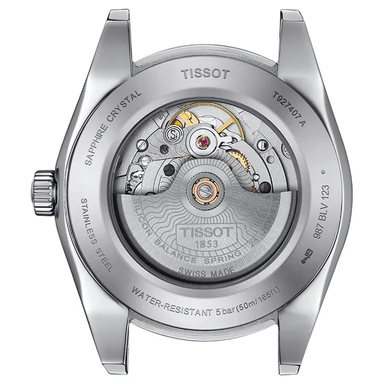 T9274074604101 Tissot Gentleman Gold Bezel 40mm  férfi karóra