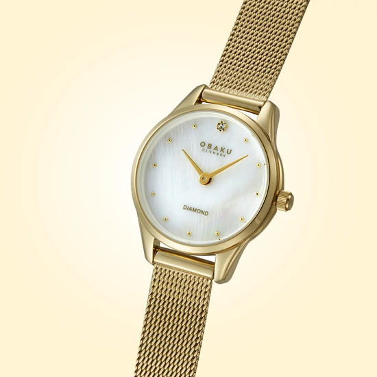 V297SXGWMG Obaku V297 Smykke Petite Diamond  női karóra