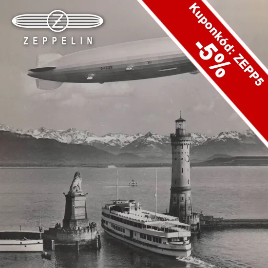 8066-5-N Zeppelin Lz 129 Hindenburg Automatic Openheart  férfi karóra